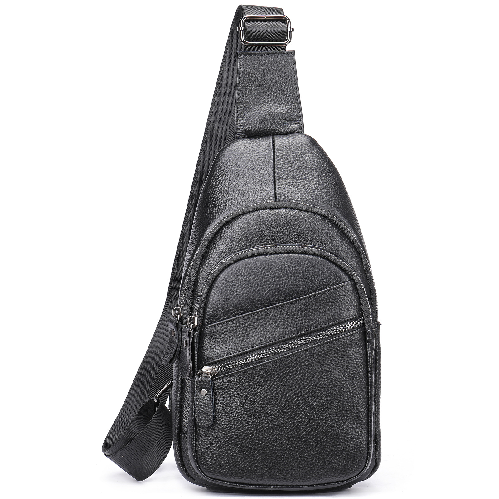 Casual chest large capacity, fashionable crossbody bag, high-end for men - Image 6
