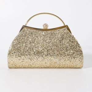 Elegant Rhinestone Crown Evening Clutch Bag With Chain Strap For Wedding Party Prom Dinner​