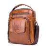 Shoulder bag 777 yellow brown