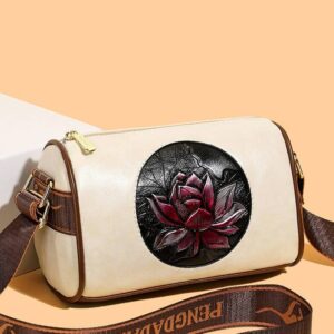 High Quality Fashionable Flower Women’s Shoulder New Boston Small Casual Crossbody Bag