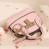 Portable Semicircular Bag Pink