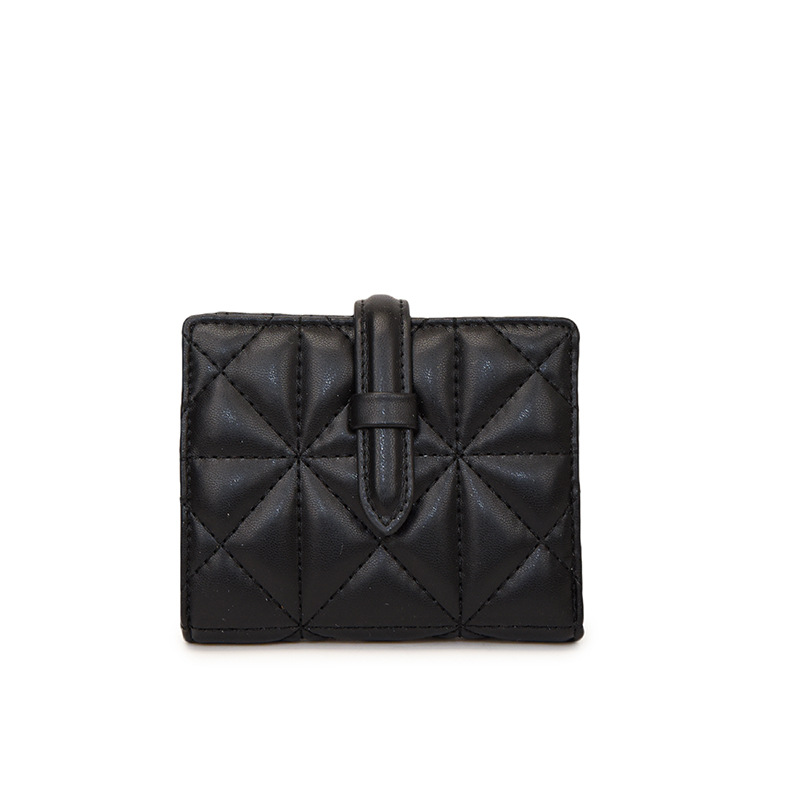 Women’s Bags New Urban Simple Solid Color Fashion PU Coin Purse Ladies Wallet Short - Image 4