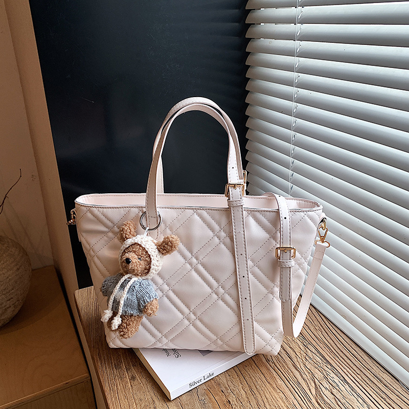 Women's Large Capacity Tote Simple Casual Shoulder Handbag New Style Commuter Bag Niche Design - Image 8
