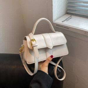 2026 New Women’s Small Square In Olive Green, Handbag, Shoulder Bag, Fashionable And Versatile, Niche Design, Hand-carry