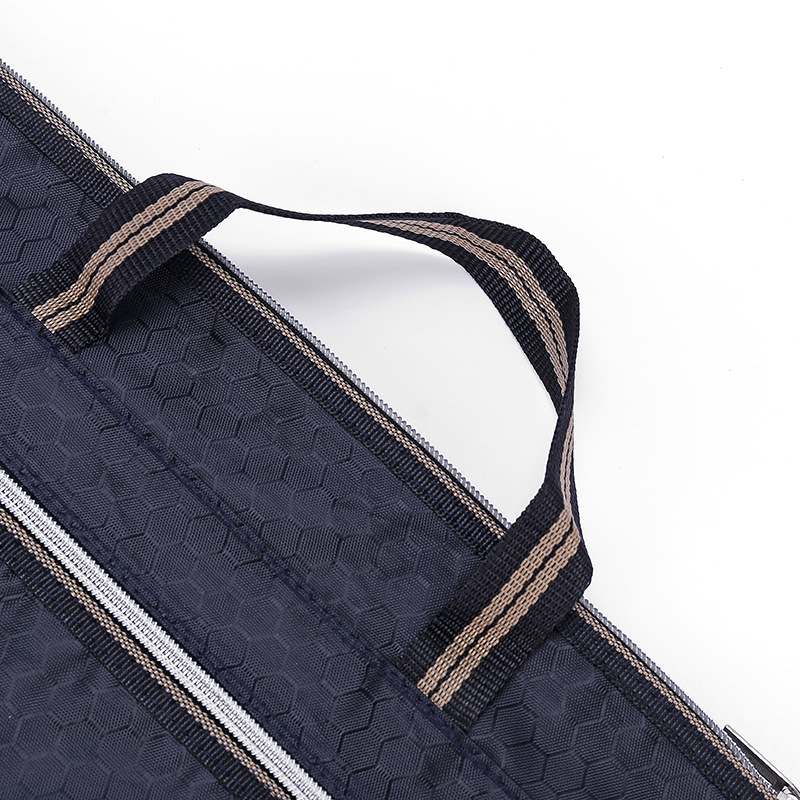 New Simple Office Tote Oxford Cloth A4 Document Storage Waterproof Zipper Bag - Image 5