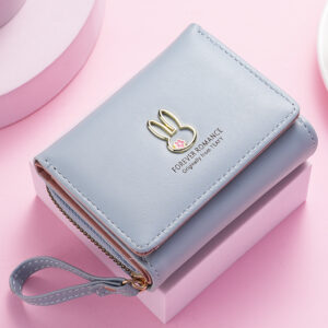 Women’s Short Fashion Simple Korean Style Coin Purse Multi-Functional Multi-Card Slot Small Wallet