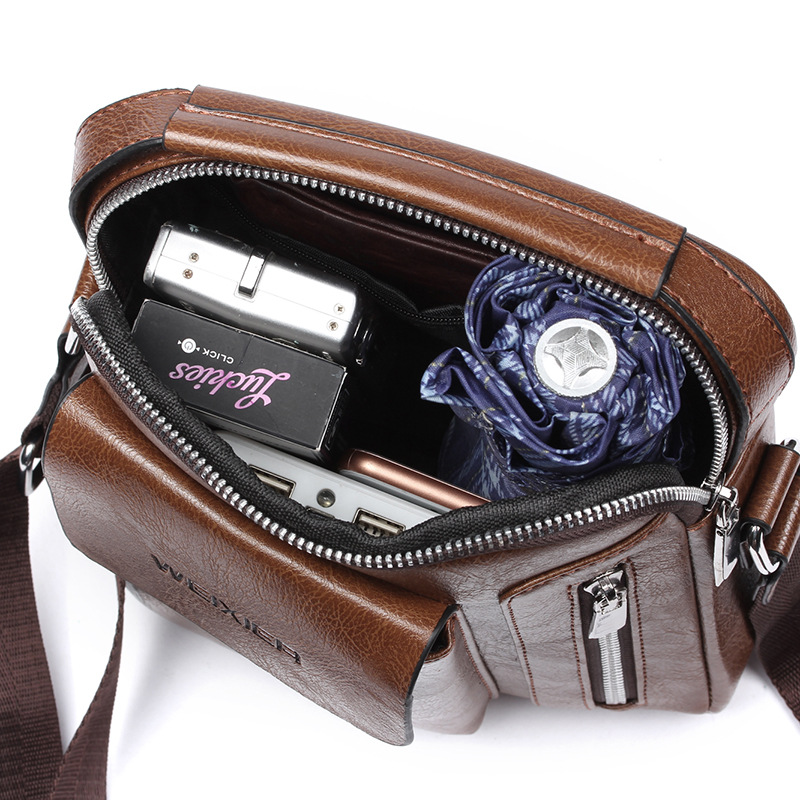 Men's shoulder handbag casual business men's messenger bag - Image 3