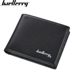 Bags Men’s Short Style Thin Multi Card Slot Open Stylish Soft Leather Horizontal Wallet