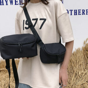 Casual High-End Waist Square Oxford Cloth Crossbody For Women, 2026 New Trend, Lightweight Small Shoulder Bag, Phone Bag