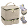 Khaki Cotton with Bamboo Weave