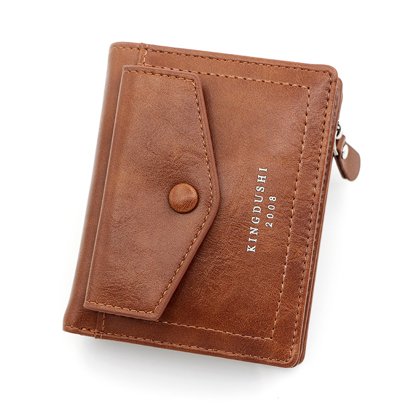 Korean Style Casual Men's Short Vertical Multi-Card Slot Business Zipper Key Wallet Mini Coin Purse - Image 8