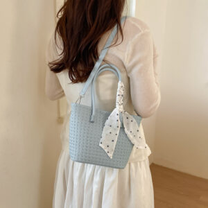 Unique Woven Bucket Women, 2026 Summer New Style, Stylish Elegant Handbag, Trendy And Versatile For Commuting, Crossbody
