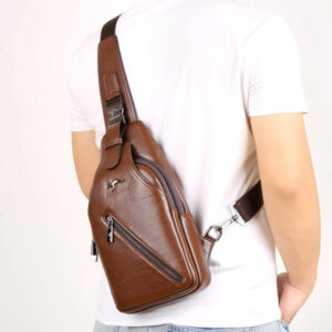Bags New Fashion Leisure Outdoor Shoulder Messenger Men’s Business Chest Bag Factory Direct Sales