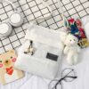 White + Blush Bear Pendant