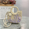 Beige purple hello lining