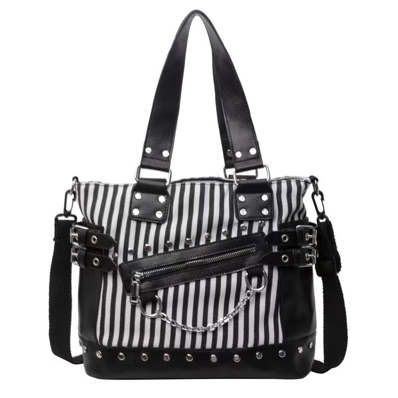 Bags Women's High End Niche Tote Fashion Rivet Hot Girl Shoulder Underarm Bag - Image 8