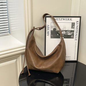 Women’s Summer New Versatile Fashion Shoulder Bag, Vintage High-quality Handbag, Dumpling Bag For Foreign Trade