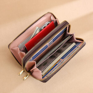 Women’s Wallet Clutch Phone Coin Purse Multifunctional Card Holder Zipper Bag Fashion Versatile