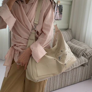 Chic Sweet Biker Bag Sexy Chain Shoulder Fashionable Versatile Large Capacity Stylish Crossbody Women’s Handbag