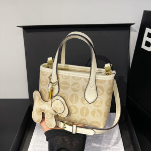 New Women’s Handbag Versatile Crossbody Bag Stylish Tote For Commuter High End Monogram Pattern Business