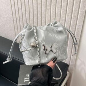 Summer Small For Women 2026 New High-End Niche Designer Chain Crossbody Fashion Bucket Bag
