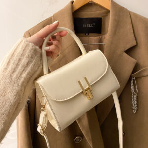 Autumn Winter Single Shoulder Women’s 2026 Trendy New Fashion Simple Crossbody Textured Small Square Bag