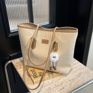 Tote For Women 2026 New Large Capacity Commuter Spring Summer Versatile Shoulder Fashionable College Student Class Bag