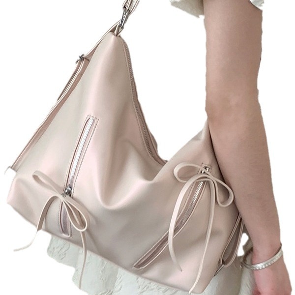 Bowknot Backpack For Women 2026 New Fashion Korean Tote Large Capacity Shoulder Bag - Image 5