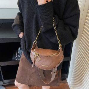 Metal Chain Vintage Underarm Instantly Transforms Into An Elegant, Niche, Unique, And Stylish Shoulder Bag For Women