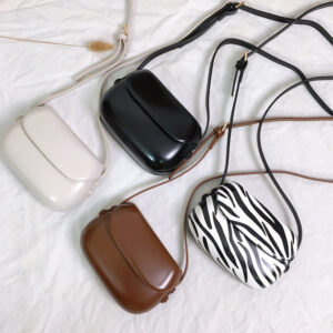 Women Messenger High Quality PU Leather Shiny Shoulder Fashion Hard Flip Buckle Mobile Phone Bag Outing Coin Purse