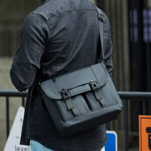New crossbody mailman bag, anti splash retro workwear style shoulder bag