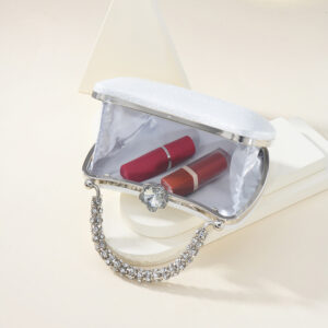Elegant Socialite Evening Street Fashion Diamond-Encrusted Handbag Chain Dress Bag