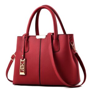 Handbag Women’s Single Shoulder Diagonal Iron Pendant Decorative Large Capacity Portable Mother Bag