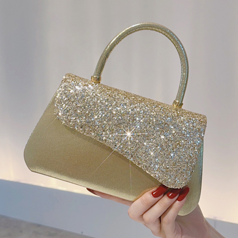 New Fashion Shiny Wedding Bridesmaid Elegant Dress Party Handbag Princess Bag