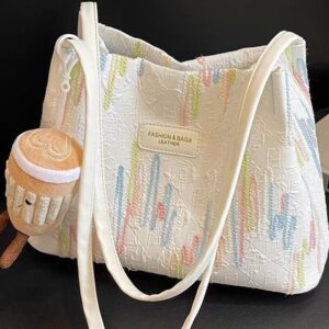 High-End For Women 2026 New Fashion Striped Bucket Casual Versatile Underarm Single Shoulder Tote Bag Urban