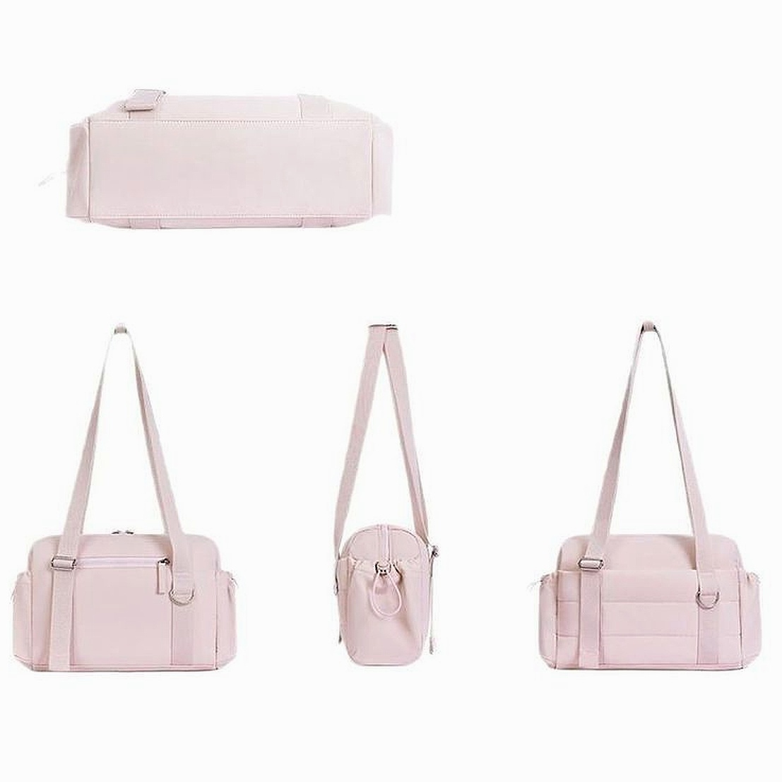 Women's Mini Duffel Shoulder Bag With Wet Compartment New Functional Bags Gym Tote - Image 7
