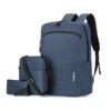 Blue [Computer bag three-piece