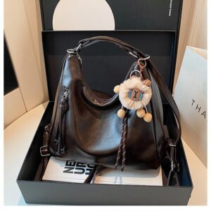 2026 New High-End Single-Shoulder Bag, Vintage Simple Handbag, Commuting Niche Crossbody Bag
