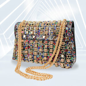 Women’s Bags New celebrity crossbody evening bag fashion Diamond-embedded handbag high-grade exquisite square women’s