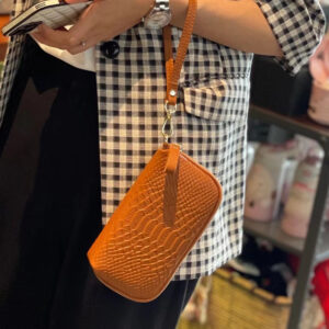 Genuine Leather Long Clutch Wallet For Women 2026 New Style Elegant Wristlet Crocodile Pattern Top Layer Cowhide Phone