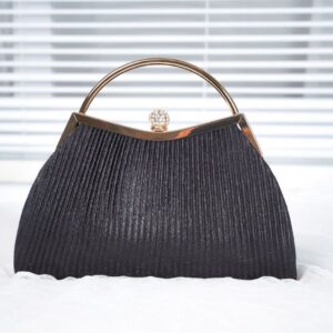 Luggage & Bags New Simple All-match Women’s Handbag Fashion Pleated Shoulder Crossbody Hanfu Evening Small Square Bag