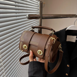 Western-style Thai Cambridge bag, versatile women’s 2026 new sweet summer shoulder strap, advanced texture crossbody bag