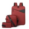 Red with [Pearl Leather Fabric