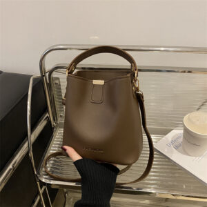 Korean-style Fashion Handbag For Women 2026 New Model Bucket Casual Stylish Simple Shoulder Crossbody Bag