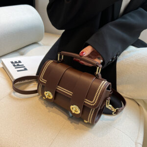 Western-style Thai Cambridge bag, versatile women’s 2026 new sweet summer shoulder strap, advanced texture crossbody bag