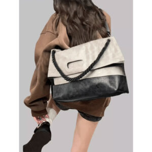 Large capacity commuting tote women’s new wide strap crossbody bag, high-end versatile single shoulder armpit bag