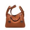 Silver buckle large Brown