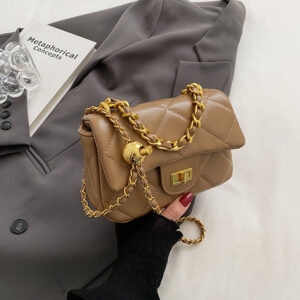 Niche High-end 2026 New Fashion Classic Versatile Simple Rhombus Chain Wholesale Women’s Small Square Bag