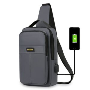 2026 New Shoulder Oxford Cloth Small Backpack Solid Color Men’s Casual Crossbody Handheld Business Bag