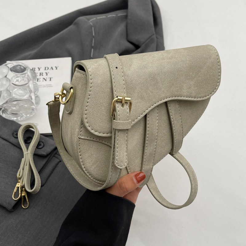 Trendy Small For Women 2026 Spring Summer New Fashion Underarm Simple Saddle Korean Style Shoulder Crossbody Bag - Image 3